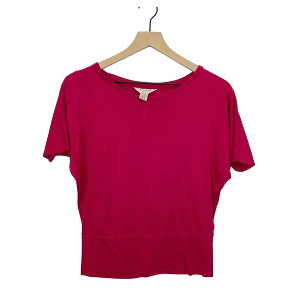 500 Maison cinqcent burgundy fuschia top - Picture 1 of 6